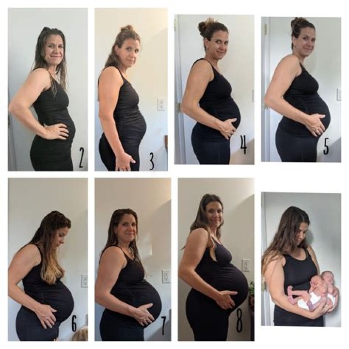 Can a baby bump show at 5 weeks?