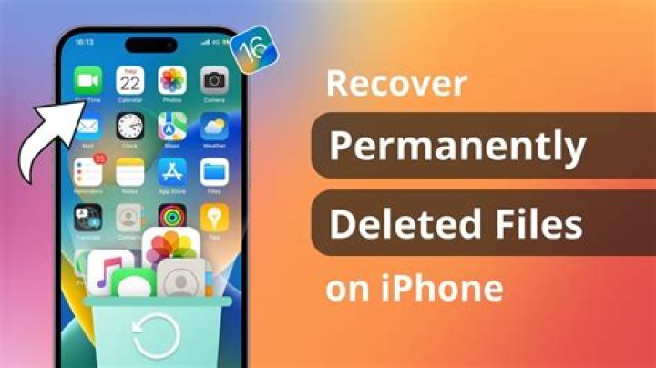 Can I recover permanently deleted videos from my iPhone?