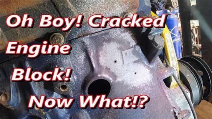 Can you fix a cracked block on an engine?
