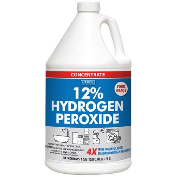 Can you use hydrogen peroxide on painted walls?