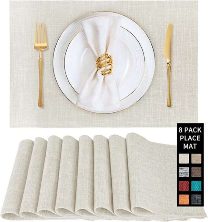 Do you leave placemats on dining table?