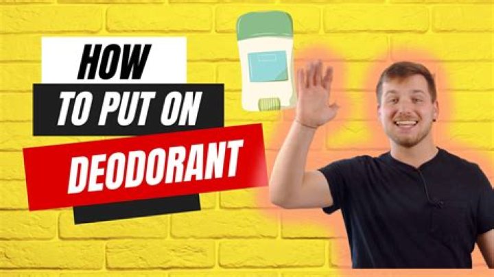 Do you put deodorant on your pubic hair?