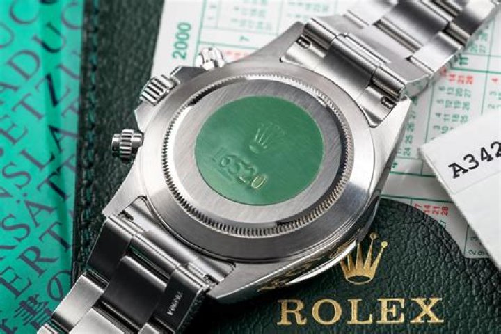 Does a real Rolex have a green sticker on the back?