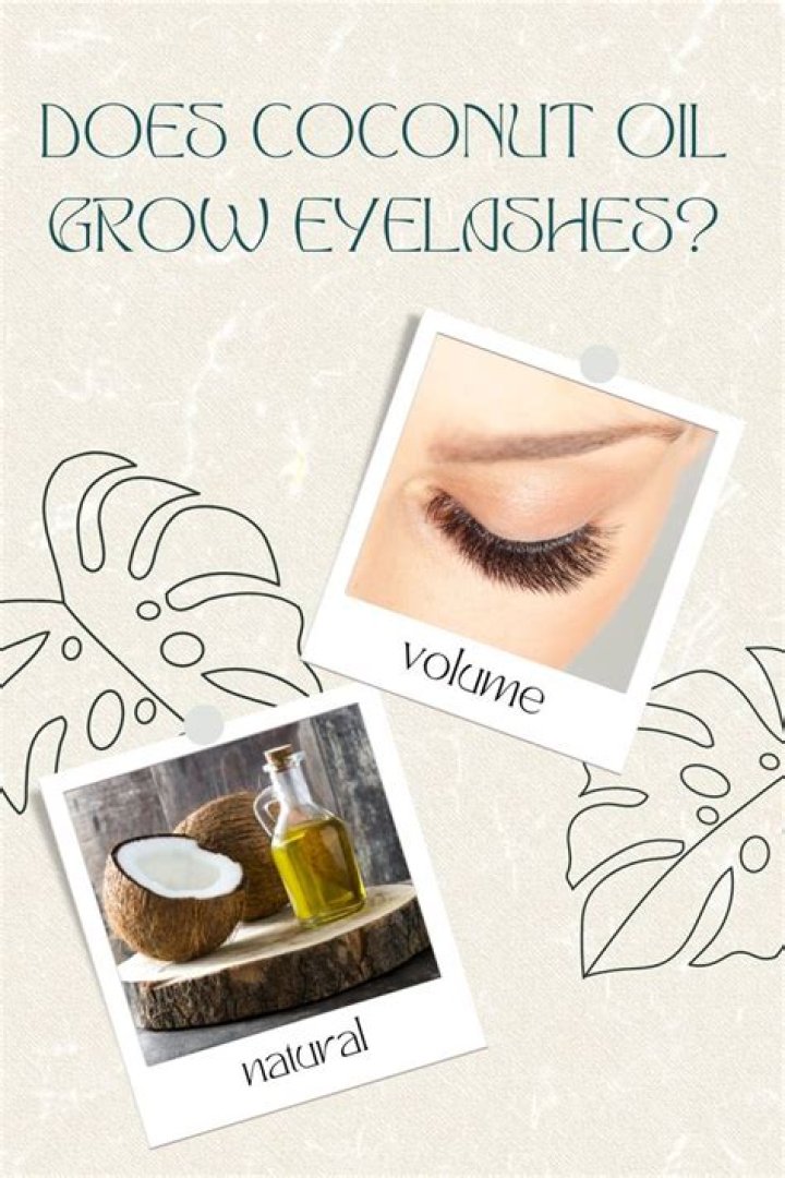Does coconut oil grow eyebrows?
