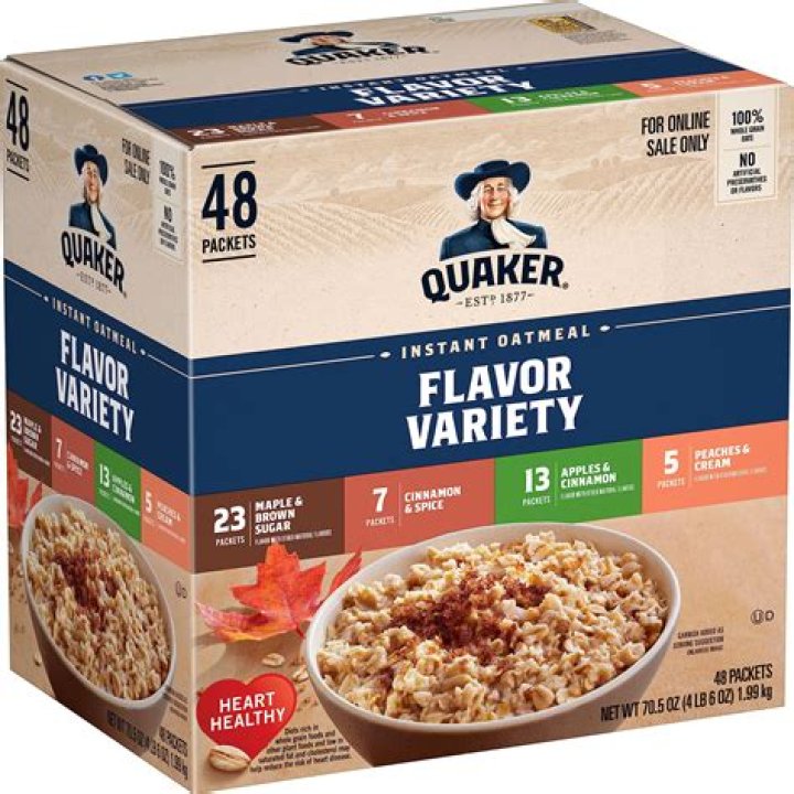 Does Quaker Oats have iron?