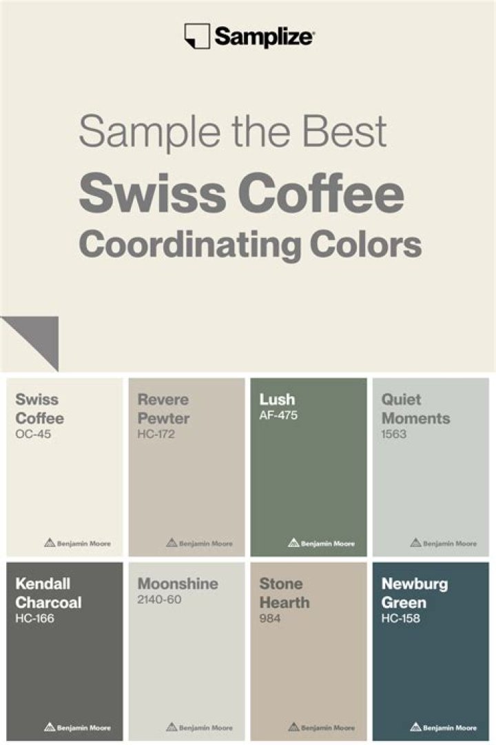 Does Swiss Coffee go with agreeable gray?