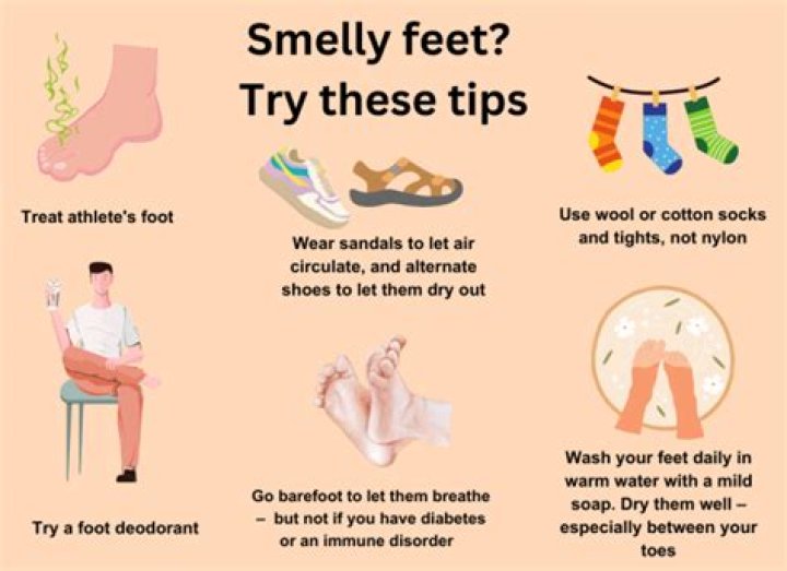 How can I prevent my feet from smelling?