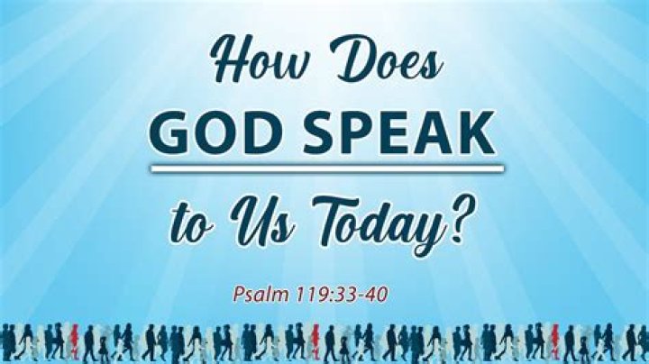 How can you listen to God How Does God talk to you?