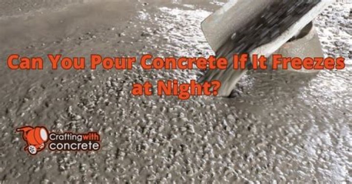 How do I keep my concrete from freezing?