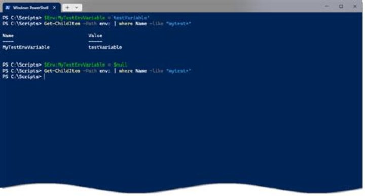 How do I set an environment variable in Windows PowerShell?
