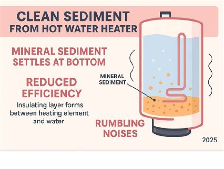 How do you clean sediment out of well water pipes?