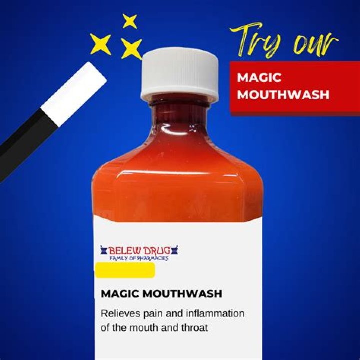 How do you dispense magic mouthwash?