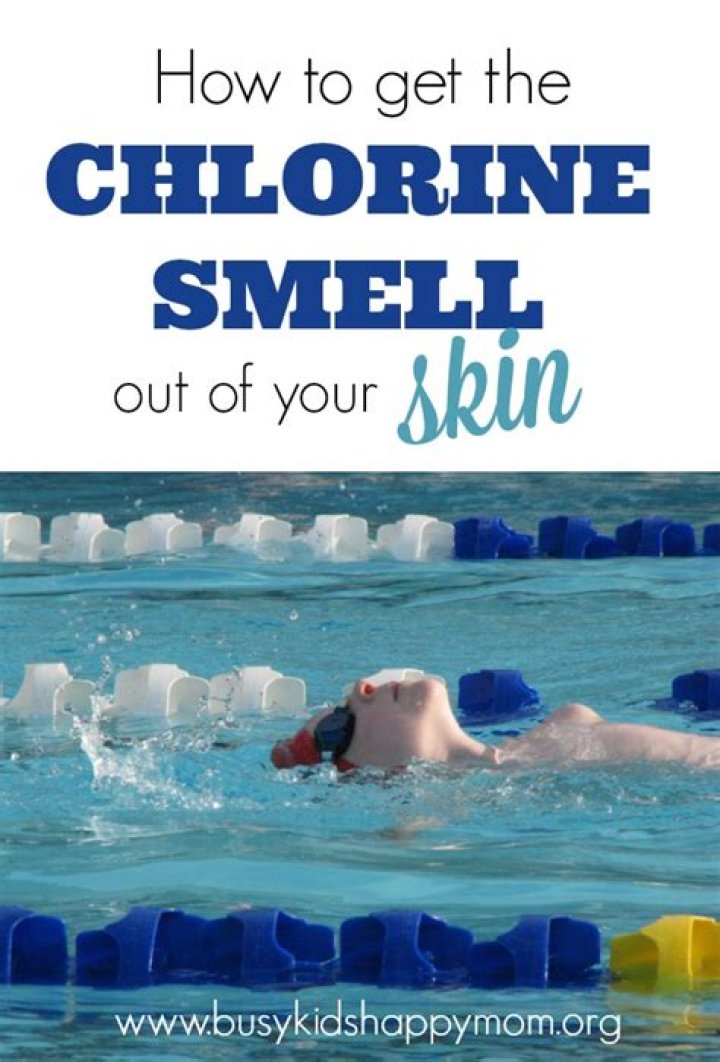 How do you get chlorine out of your body after swimming?