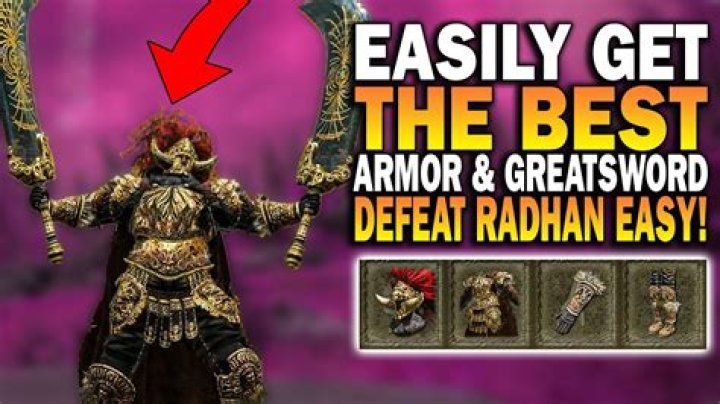 How do you get Radhan's armor?
