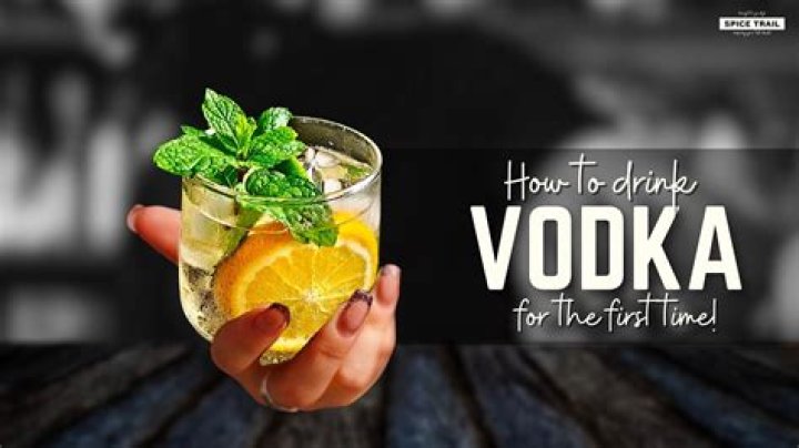 How do you make vodka easier to drink?