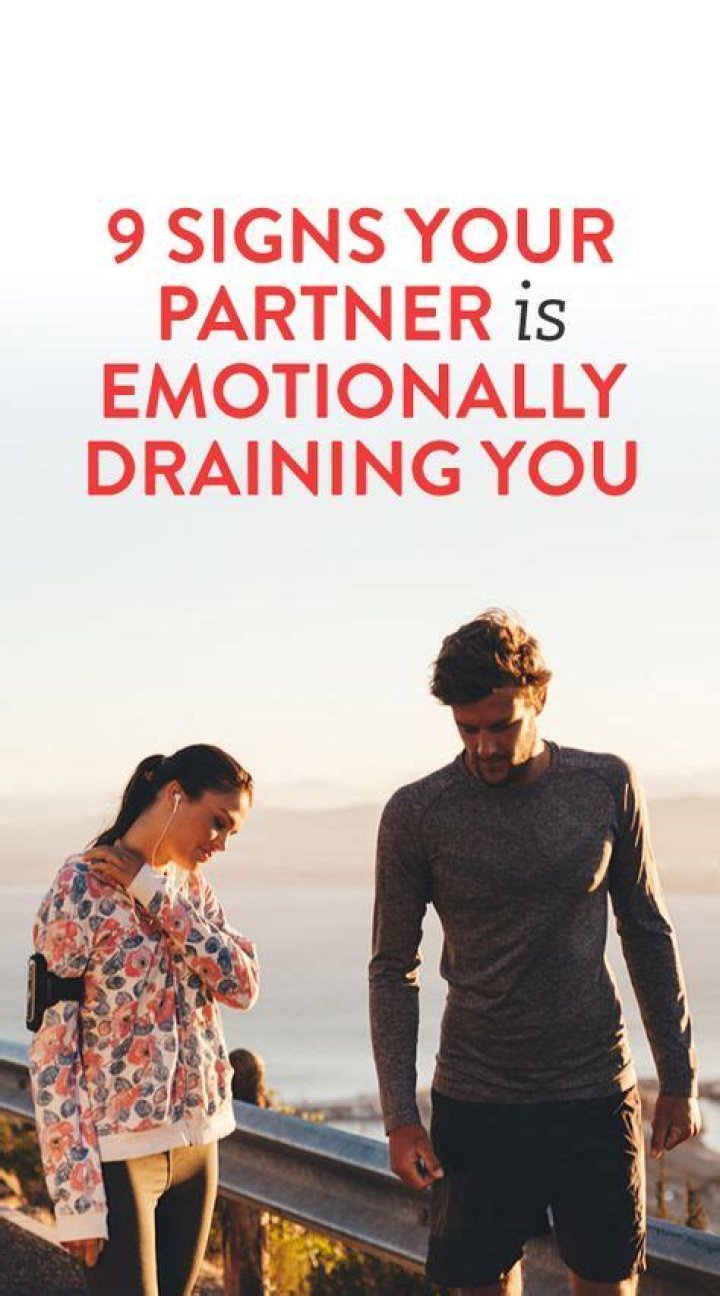How do you tell your partner they are emotionally draining?