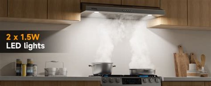 How does a ventless kitchen hood work?