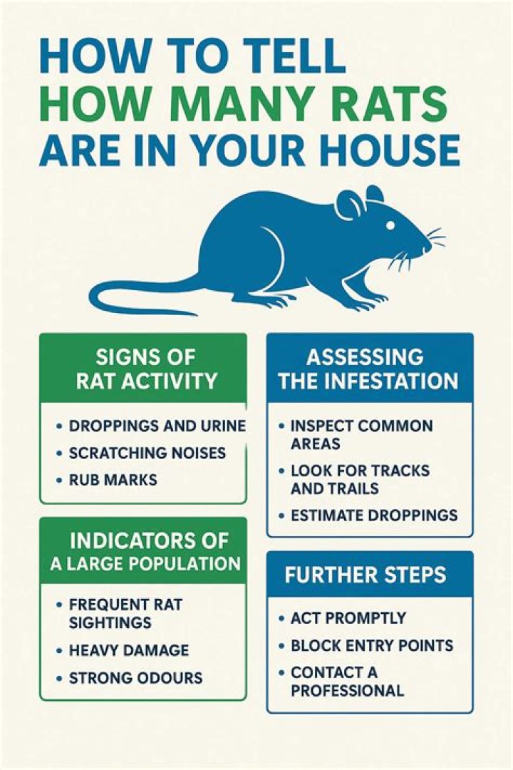 How many rats are typically in a house?