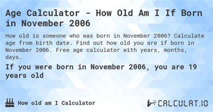 How old would I be if I was born 2012?