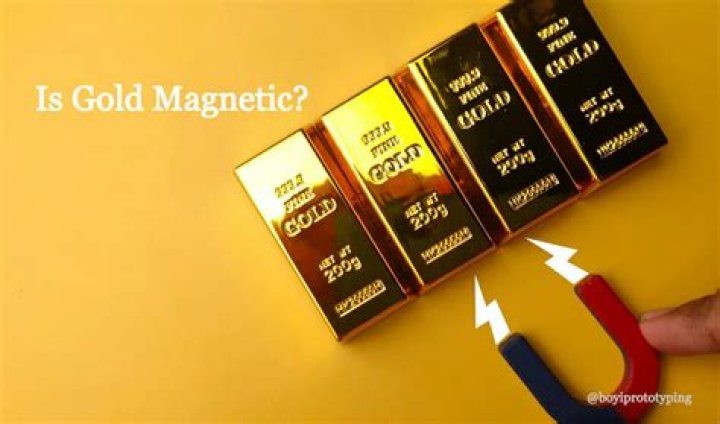 Is antique gold magnetic?