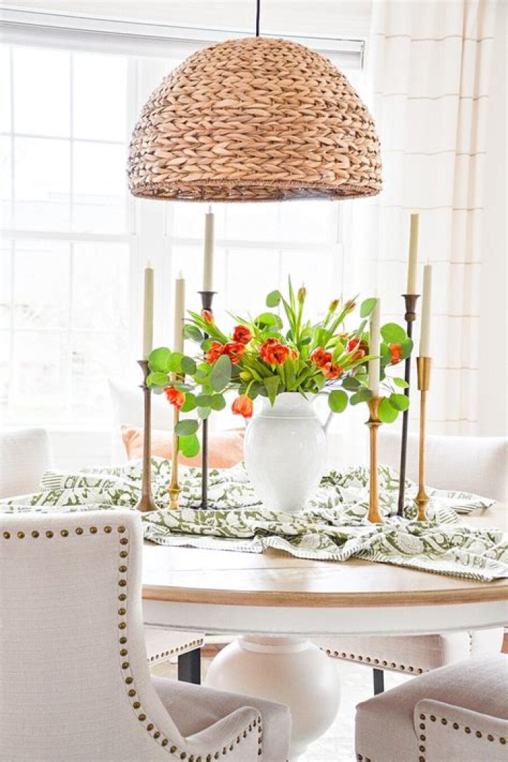 What are some interesting ideas for a dining room table?