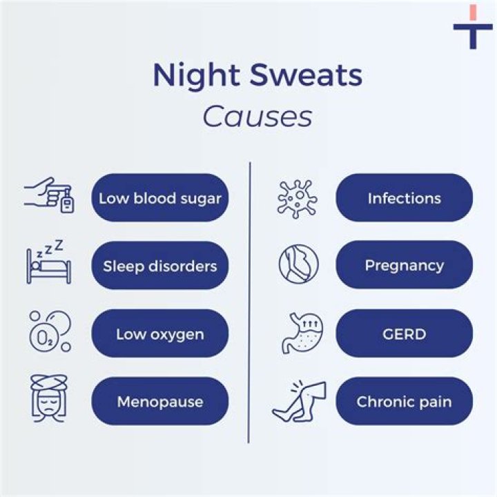 What causes sour smelling night sweats?