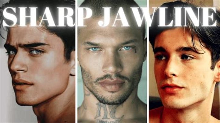 What celebrity has the sharpest jawline?