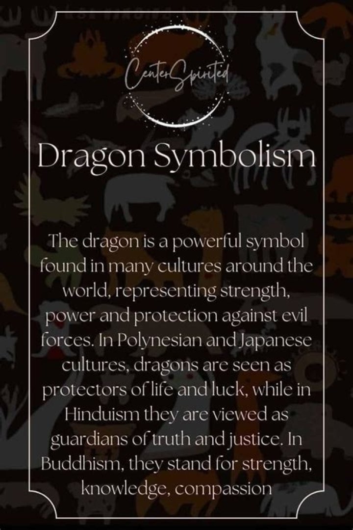 What does a white dragon symbolize spiritually?