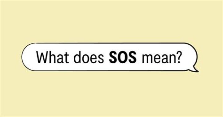 What does SOS mean in Roblox?
