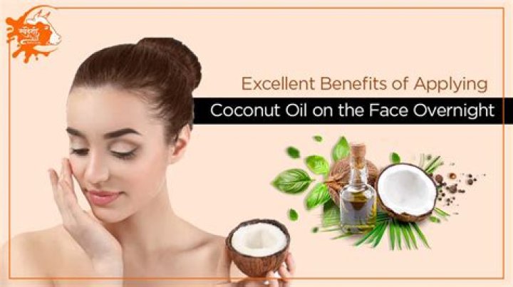 What happens if I apply coconut oil on my face overnight?