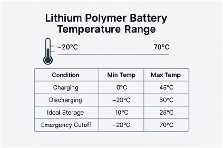 What is a safe battery temperature?