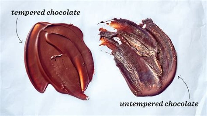 What is tempered chocolate?