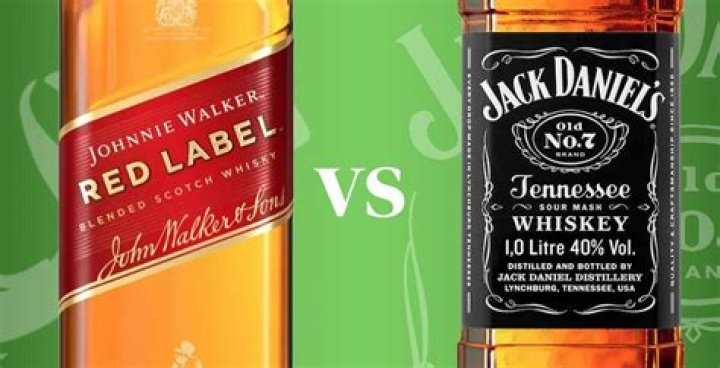 What is the difference between Johnnie Walker and Jack Daniels?