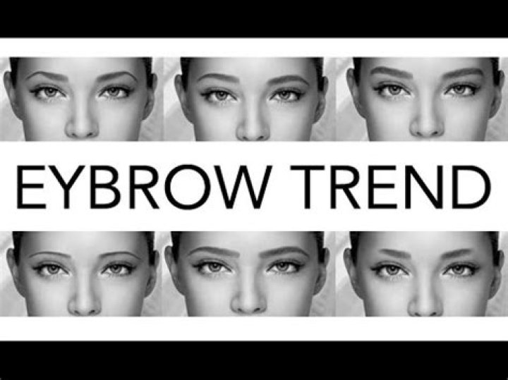 What is the new eyebrow trend called?