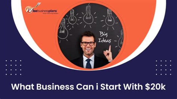 What kind of business can I start with 20k?