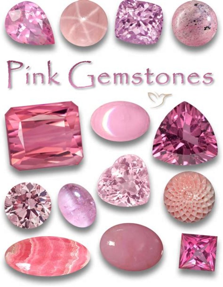 What precious gem is pink?
