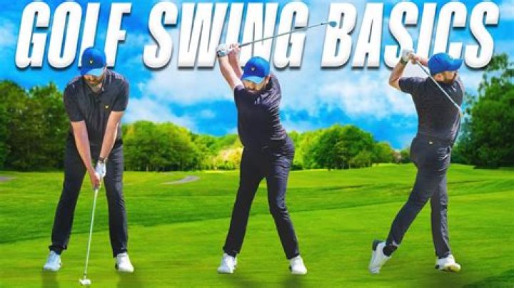 What should I focus on while swinging golf clubs?