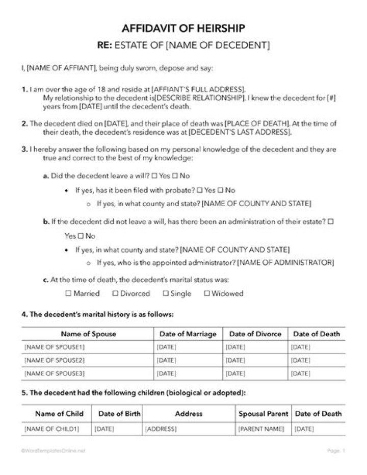 Who are the legal heirs of a deceased married person?