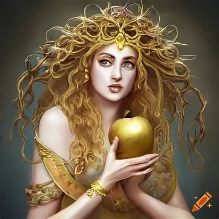 Who gave Aphrodite the golden apple?