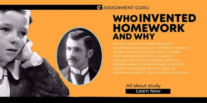 Who invented homework ??
