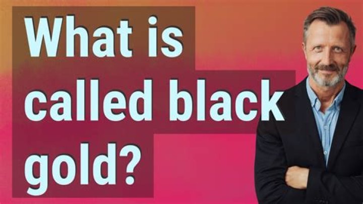 Why is koyla called black gold?