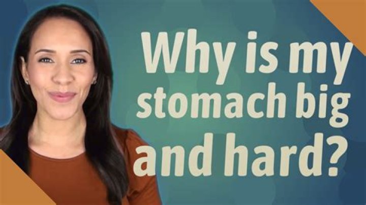 Why is my stomach big?